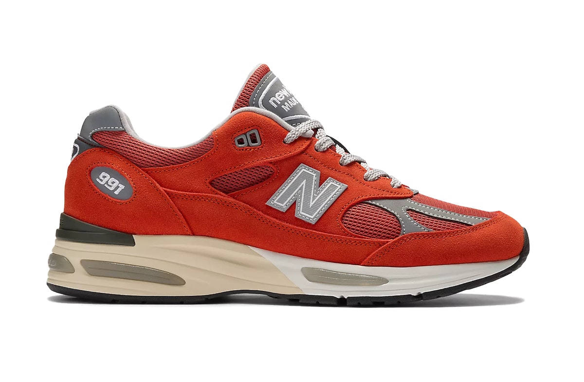 New Balance 991v2 Made in UK Grenadine