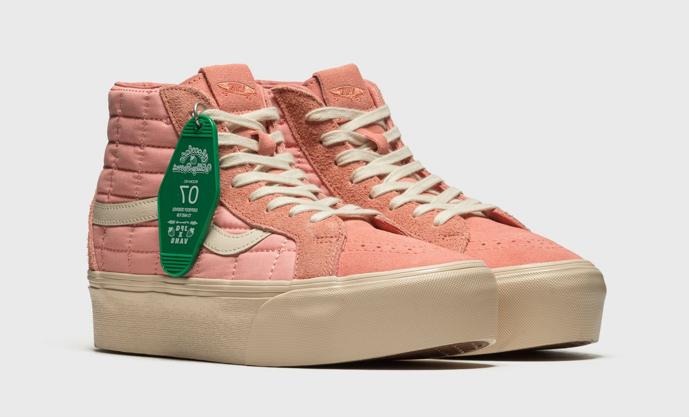 Joe Freshgoods x Vans SK8-Hi Reissue Platform LX "Coral Pink" Joe Freshgoods x Vans SK8-Hi Reissue Platform LX "Coral Pink"