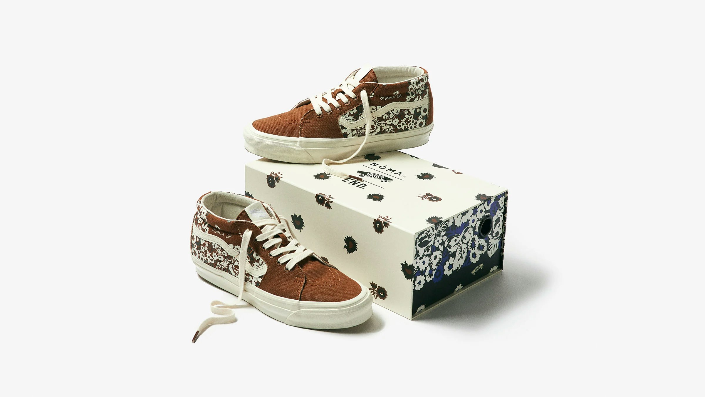 END. x NOMA t.d. x Vans SK8-MID LX "Monks Robe"