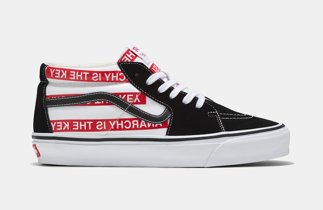 Undercover x Vans SK8-Mid "Anarchy is the Key" (Red)