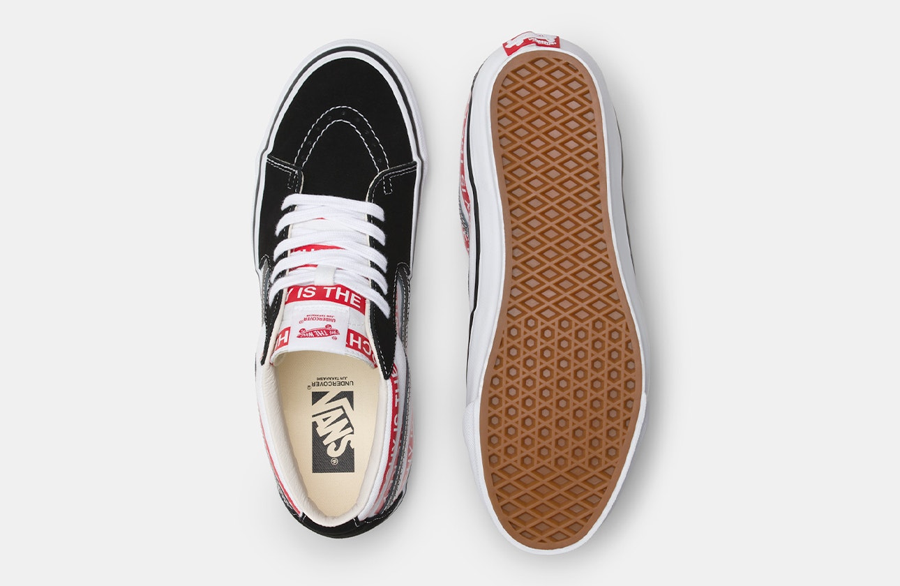 Undercover x Vans SK8-Mid "Anarchy is the Key" (Red)