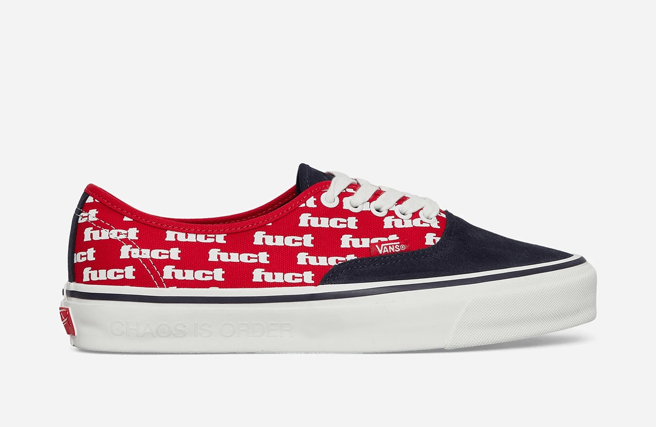 Fuct x Slam Jam x Vans Authentic Reissue 44 "Racing Red" Fuct x Slam Jam x Vans Authentic Reissue 44 "Racing Red"
