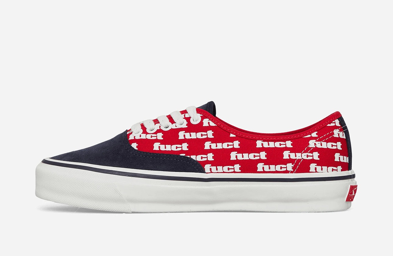 Fuct x Slam Jam x Vans Authentic Reissue 44 "Racing Red" Fuct x Slam Jam x Vans Authentic Reissue 44 "Racing Red"