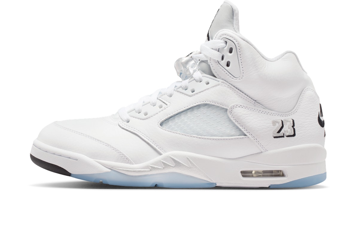 Nike Air Jordan 5 Retro White Metallic