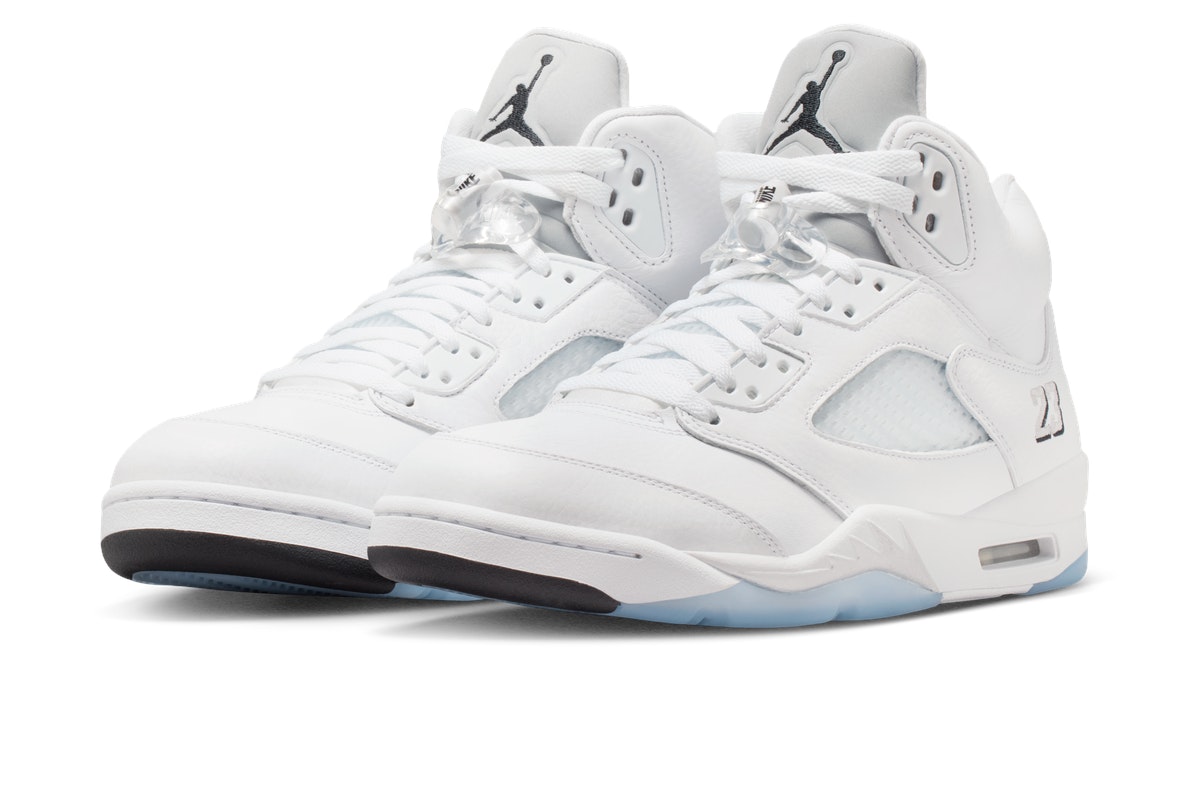 Nike Air Jordan 5 Retro White Metallic