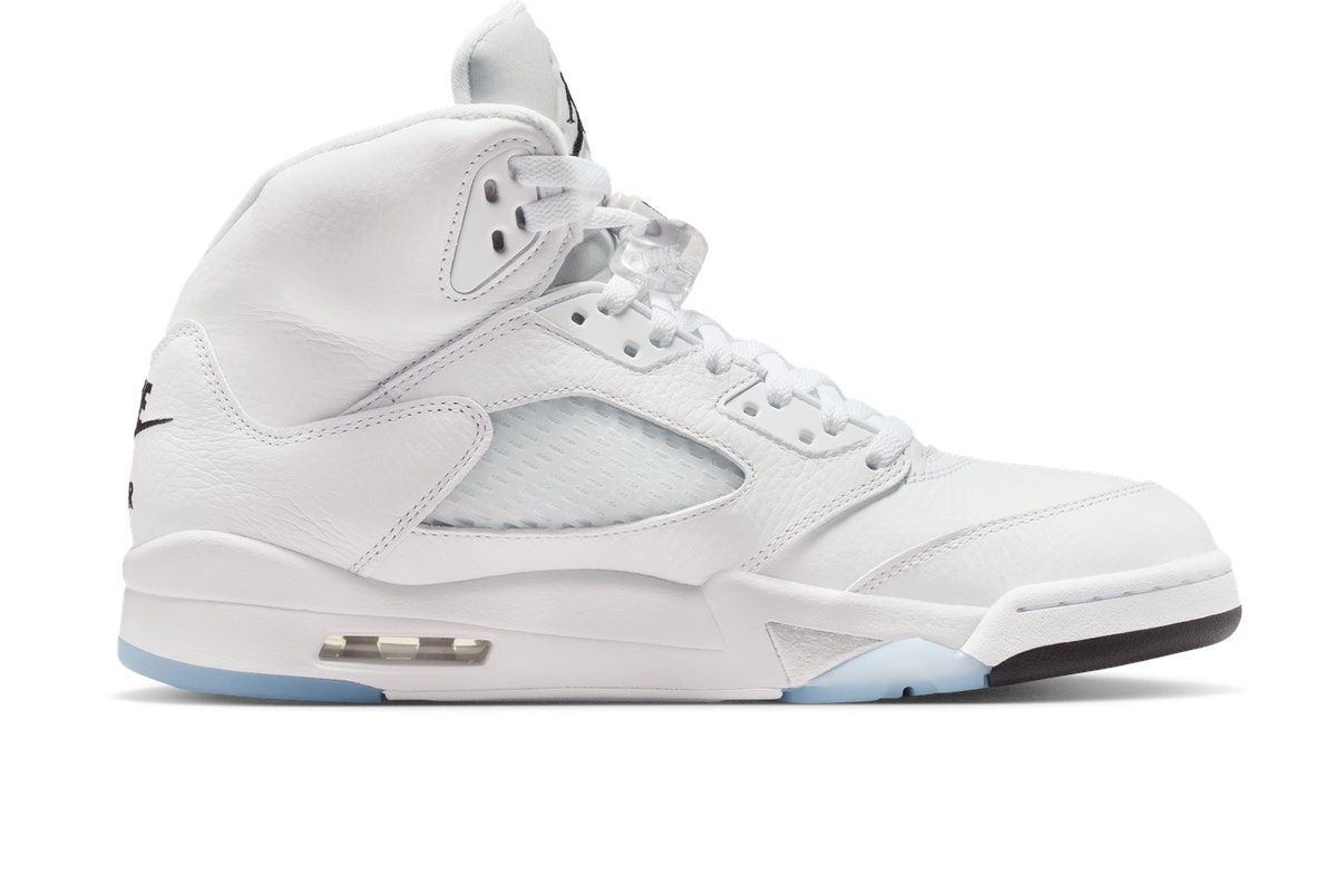 Nike Air Jordan 5 Retro White Metallic