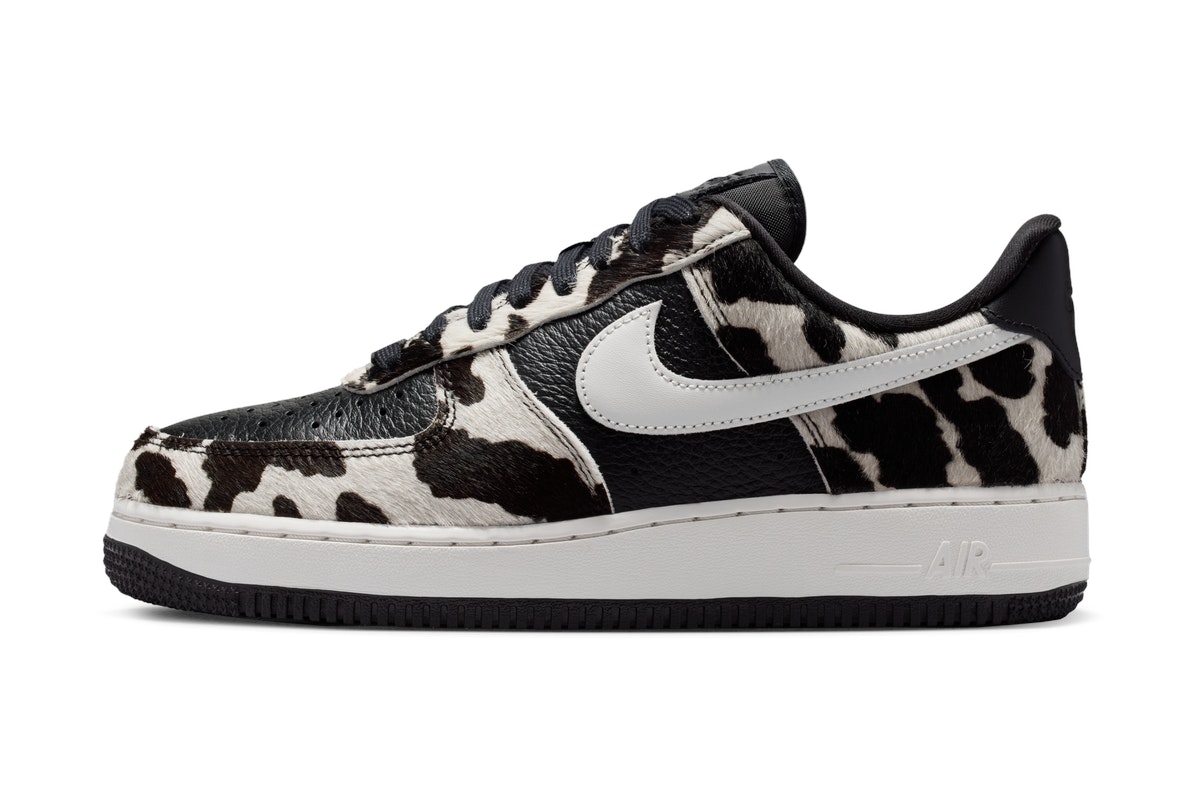 Nike Air Force 1 Low Cow Print Black Nike Air Force 1 Low Cow Print Black