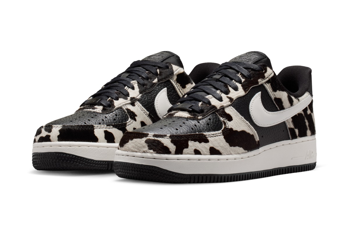 Nike Air Force 1 Low Cow Print Black Nike Air Force 1 Low Cow Print Black