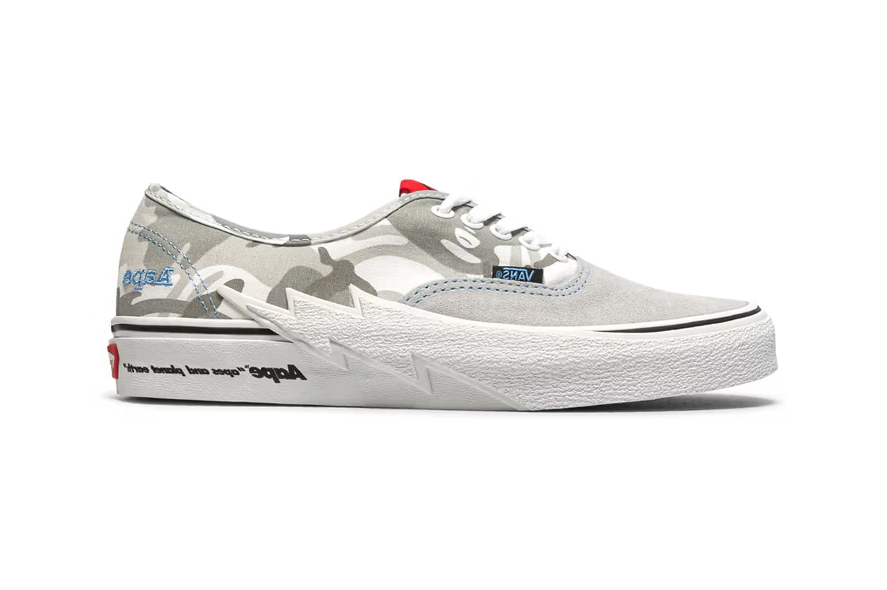 AAPE x Vans Authentic Bolt "Wolf Grey"