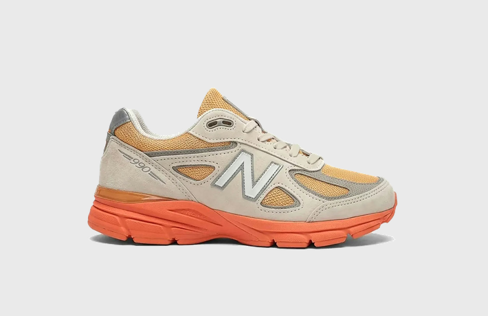 New Balance 990v4 Made in USA Tangerine