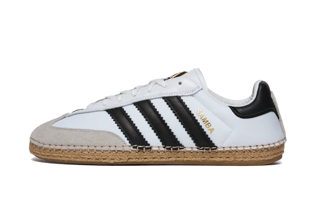 CLOT x adidas Samba Espadrille White