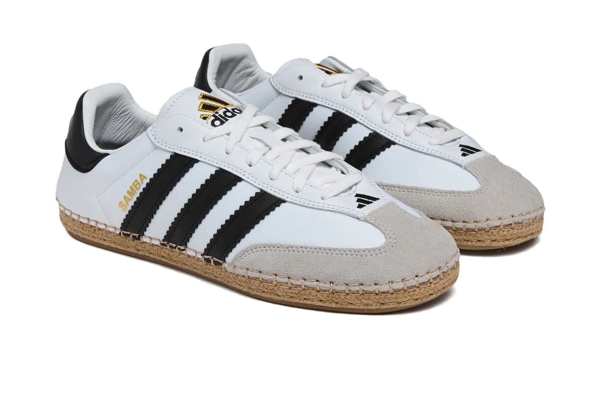 CLOT x adidas Samba Espadrille White