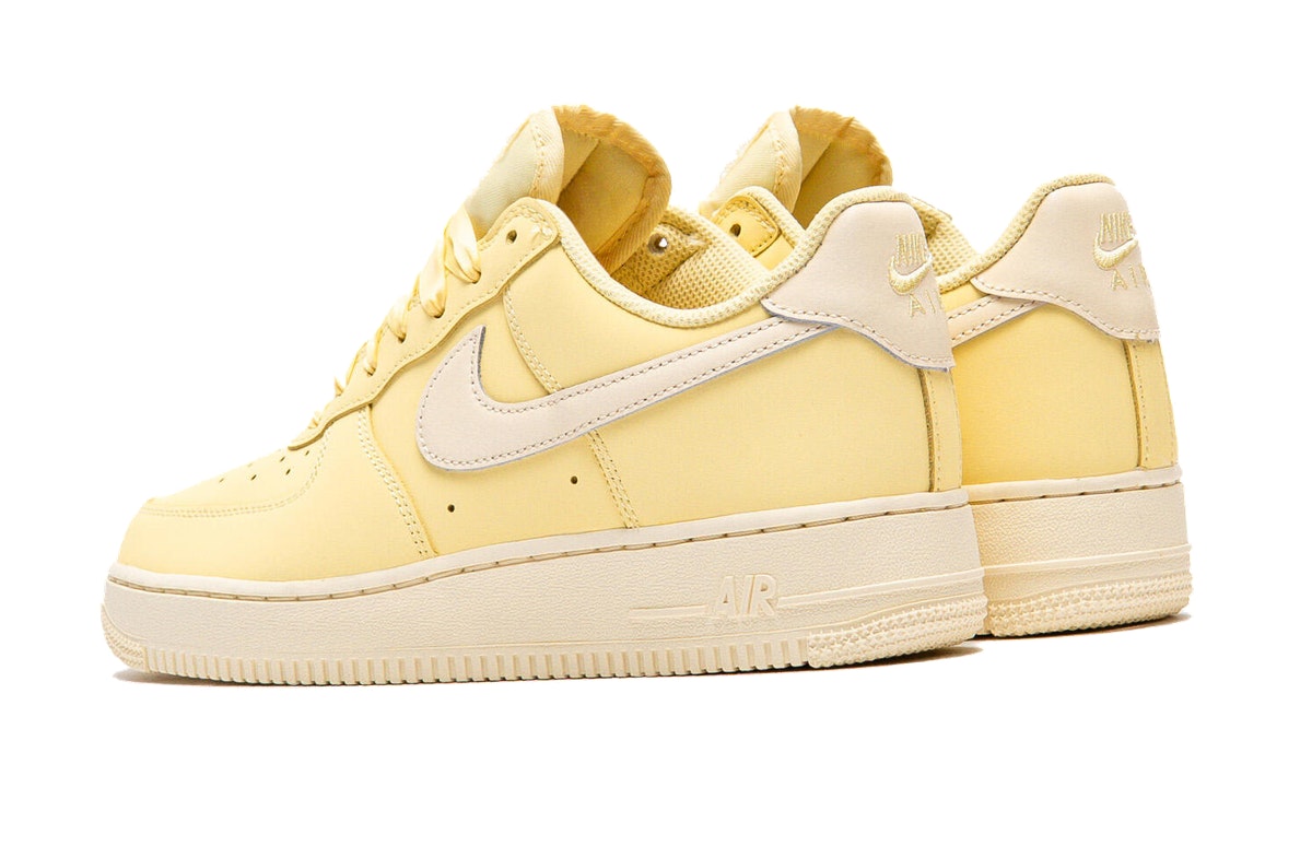 Nike Air Force 1 Retro PRM Ribbon Lace Soft Yellow Nike Air Force 1 Retro PRM Ribbon Lace Soft Yellow
