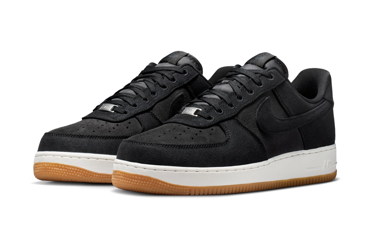 Nike Air Force 1 Low Black Canvas