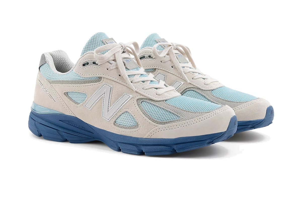 New Balance 990v4 Made in USA Moonbeam