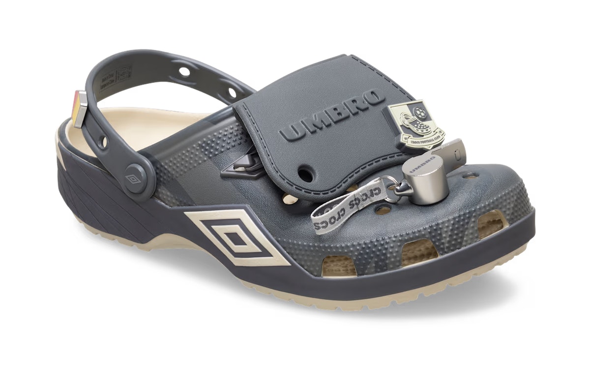 Umbro x Crocs Classic Clog Bone Slate Grey Umbro x Crocs Classic Clog Bone Slate Grey