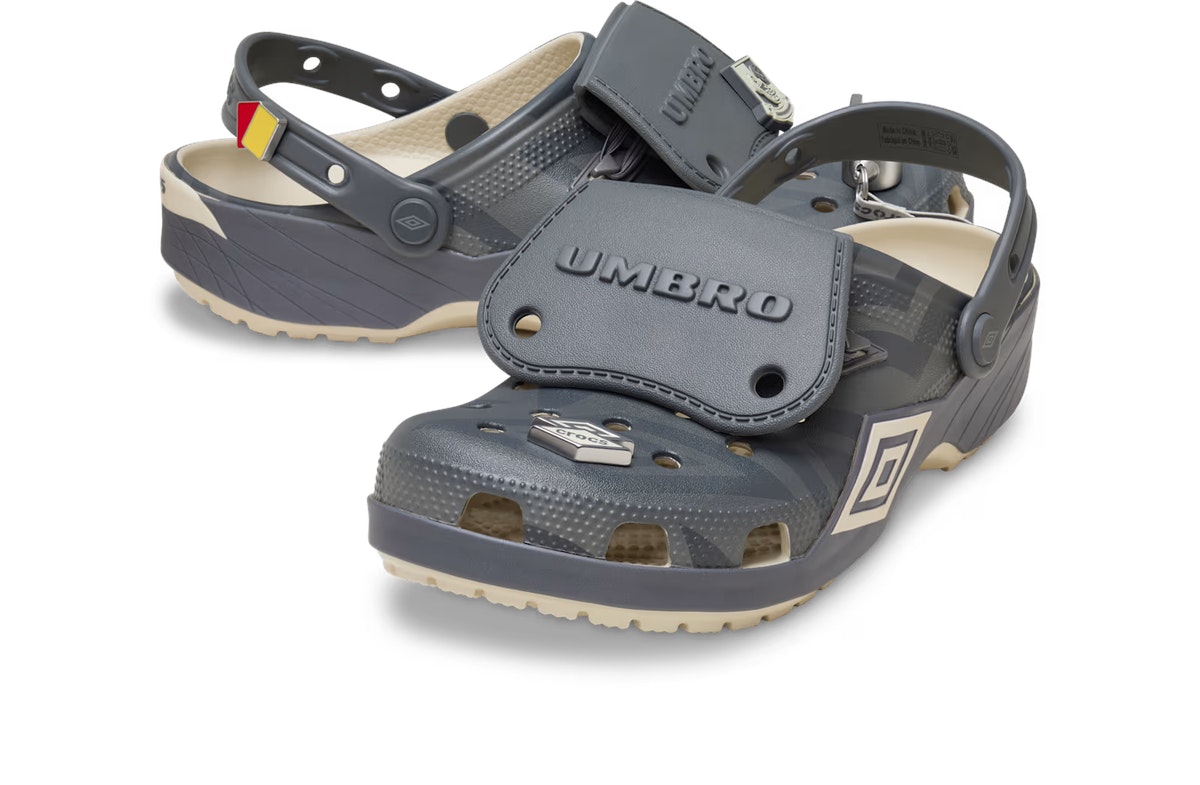 Umbro x Crocs Classic Clog Bone Slate Grey Umbro x Crocs Classic Clog Bone Slate Grey