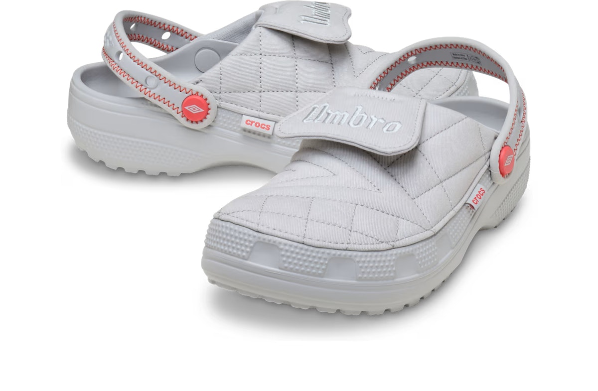 Umbro x Crocs Crafted Clog Bone Slate Grey