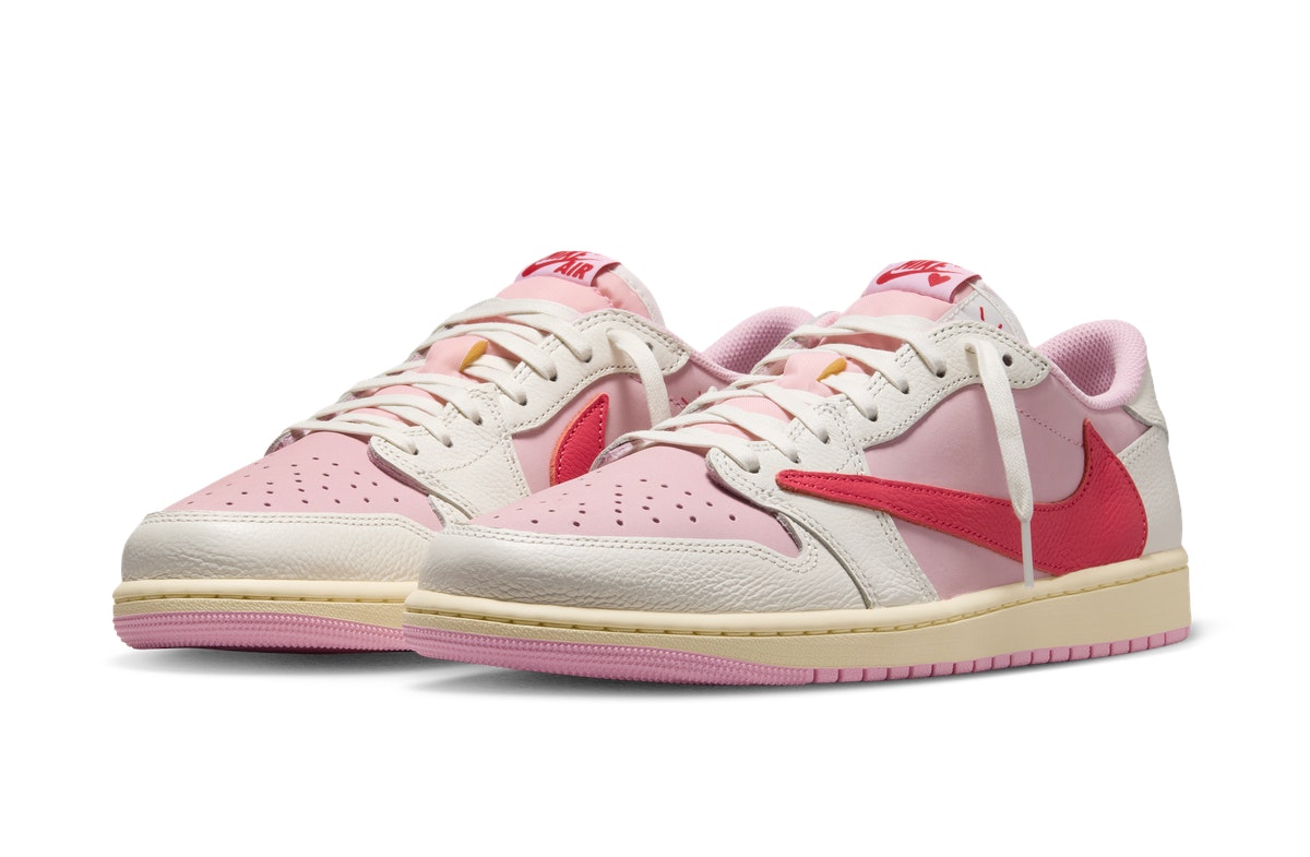 Travis Scott x Nike Air Jordan 1 Low Tropical Pink