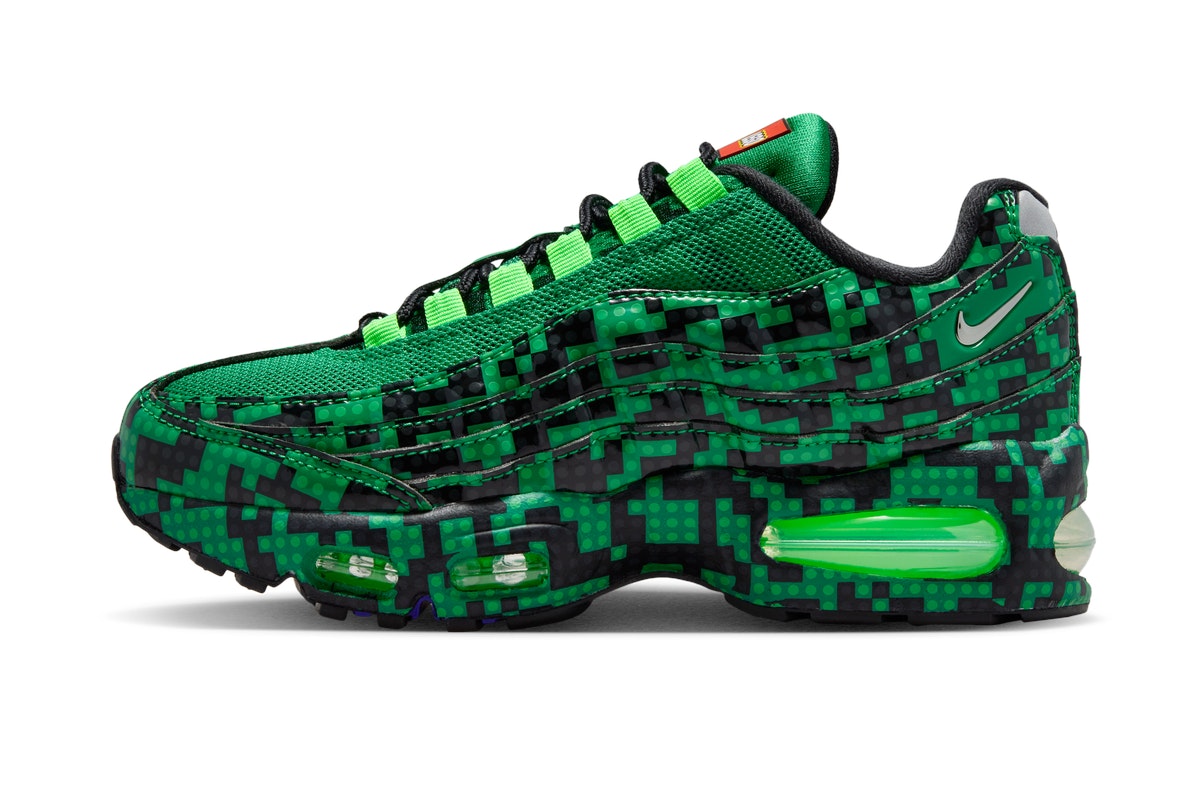 LEGO x Nike Air Max 95 Pixel Camo Lucky Green