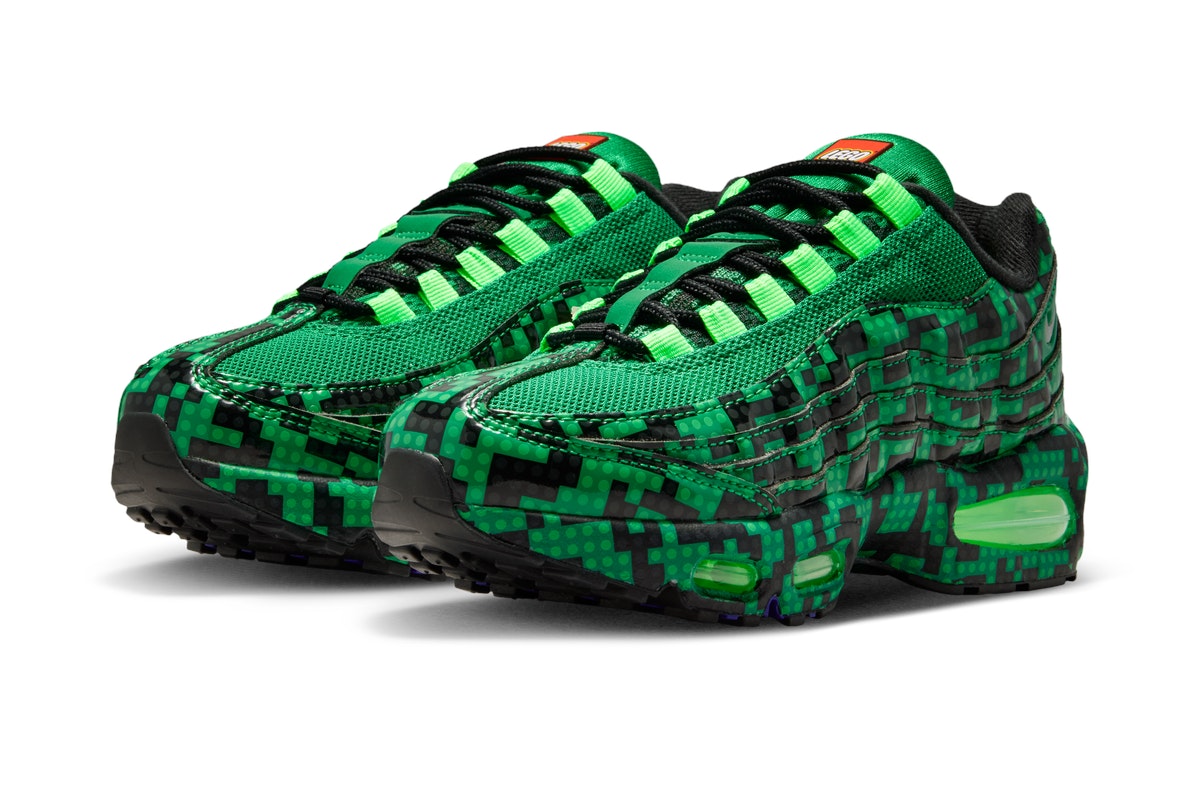 LEGO x Nike Air Max 95 Pixel Camo Lucky Green