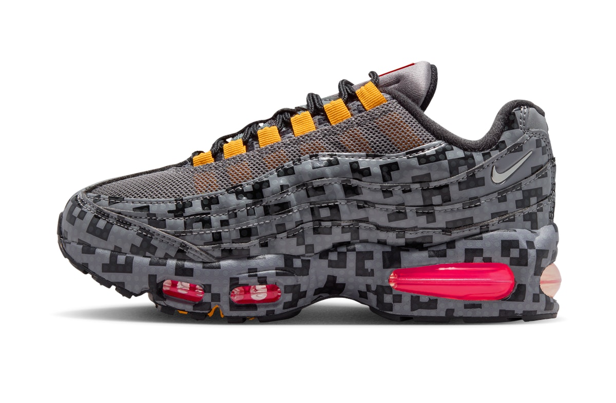 LEGO x Nike Air Max 95 Pixel Camo Smoke Grey