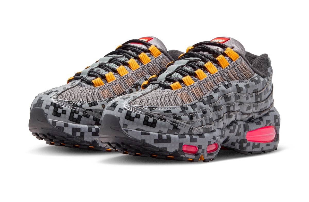 LEGO x Nike Air Max 95 Pixel Camo Smoke Grey