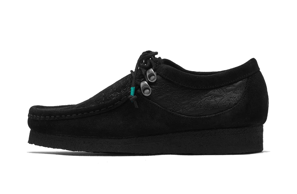 Andersson Bell x Clarks Wallabee Black Embroidery