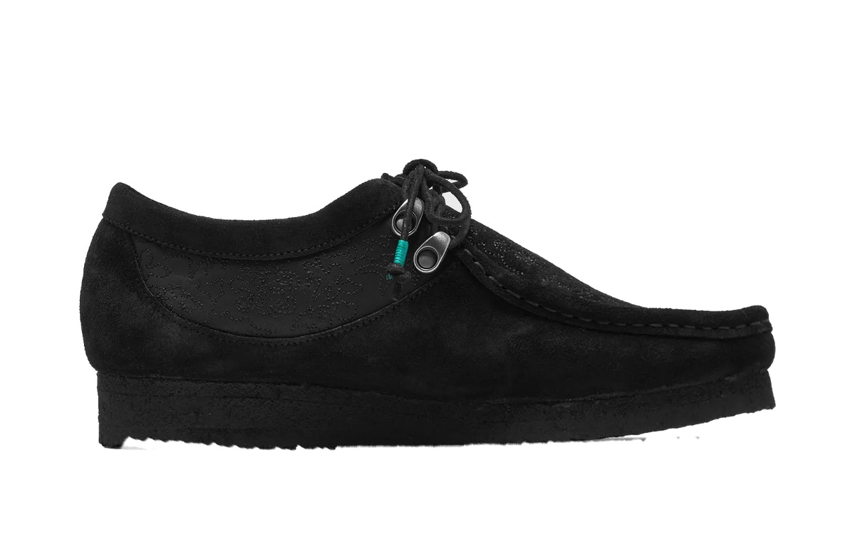 Andersson Bell x Clarks Wallabee Black Embroidery