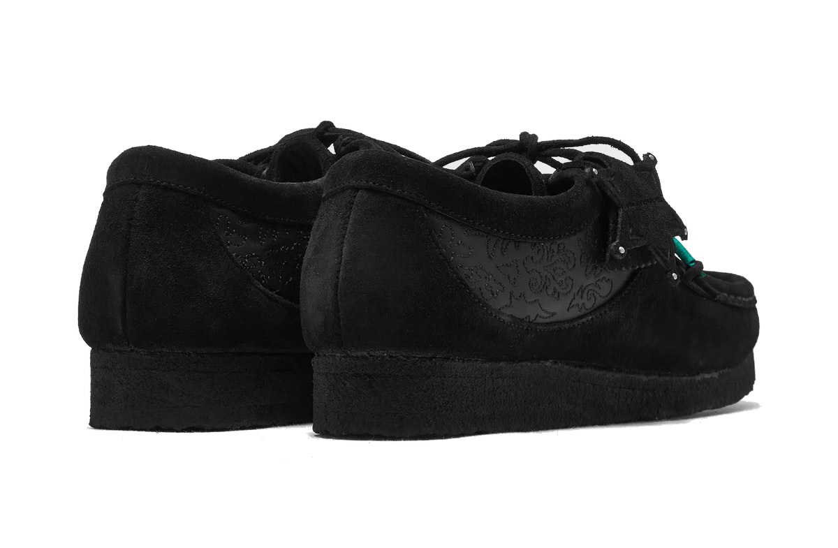 Andersson Bell x Clarks Wallabee Black Embroidery