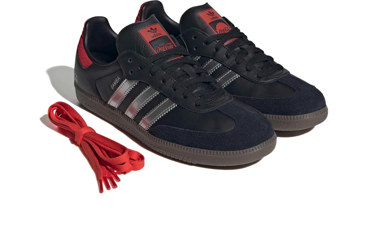 Coca-Cola x adidas Samba Black