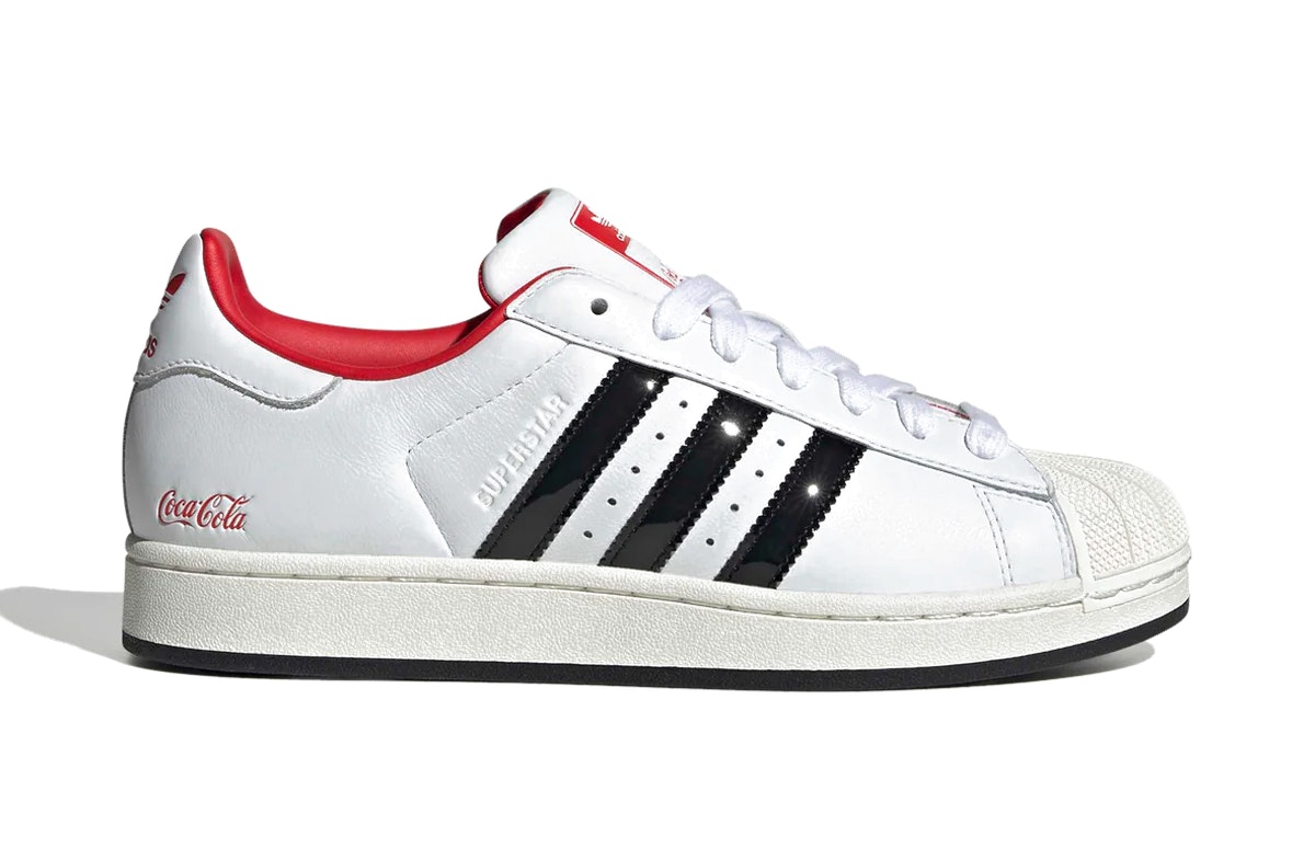 Coca-Cola x adidas Superstar II White Black