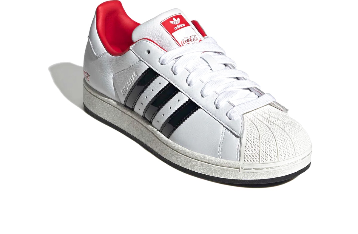 Coca-Cola x adidas Superstar II White Black