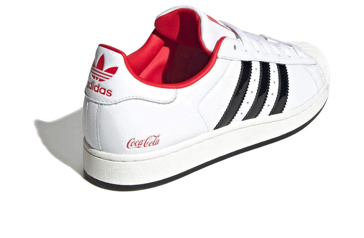 Coca-Cola x adidas Superstar II White Black