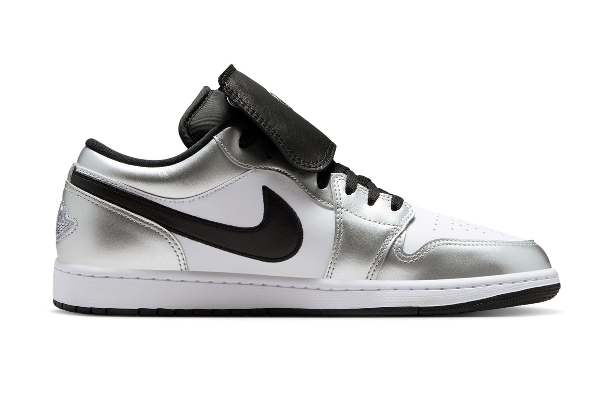 Nike Air Jordan 1 Low Tiempo Metallic Silver Nike Air Jordan 1 Low Tiempo Metallic Silver