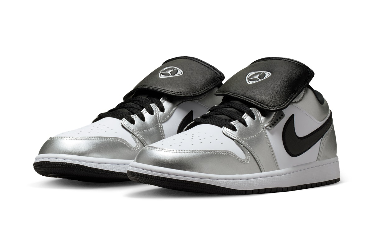Nike Air Jordan 1 Low Tiempo Metallic Silver Nike Air Jordan 1 Low Tiempo Metallic Silver