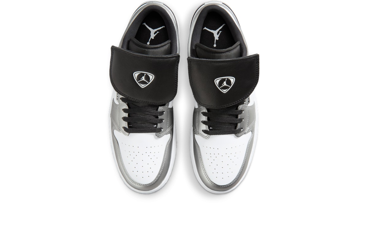 Nike Air Jordan 1 Low Tiempo Metallic Silver Nike Air Jordan 1 Low Tiempo Metallic Silver