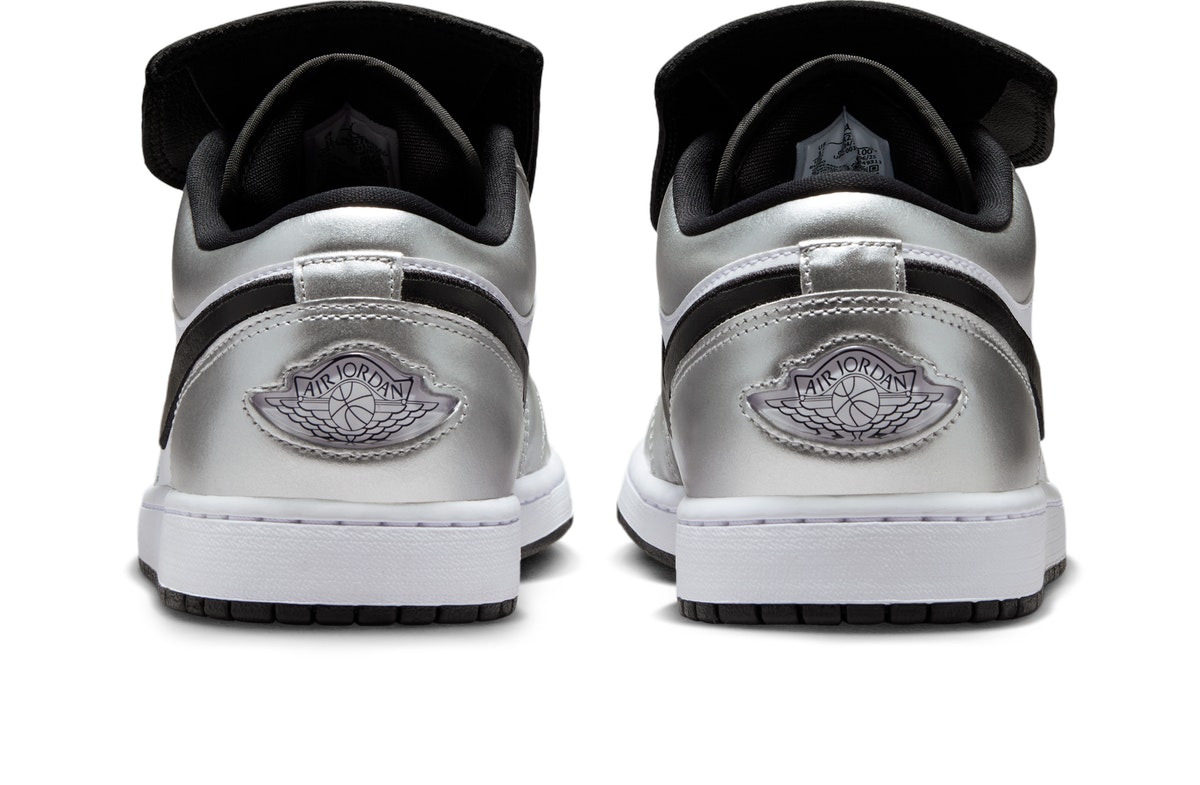 Nike Air Jordan 1 Low Tiempo Metallic Silver Nike Air Jordan 1 Low Tiempo Metallic Silver