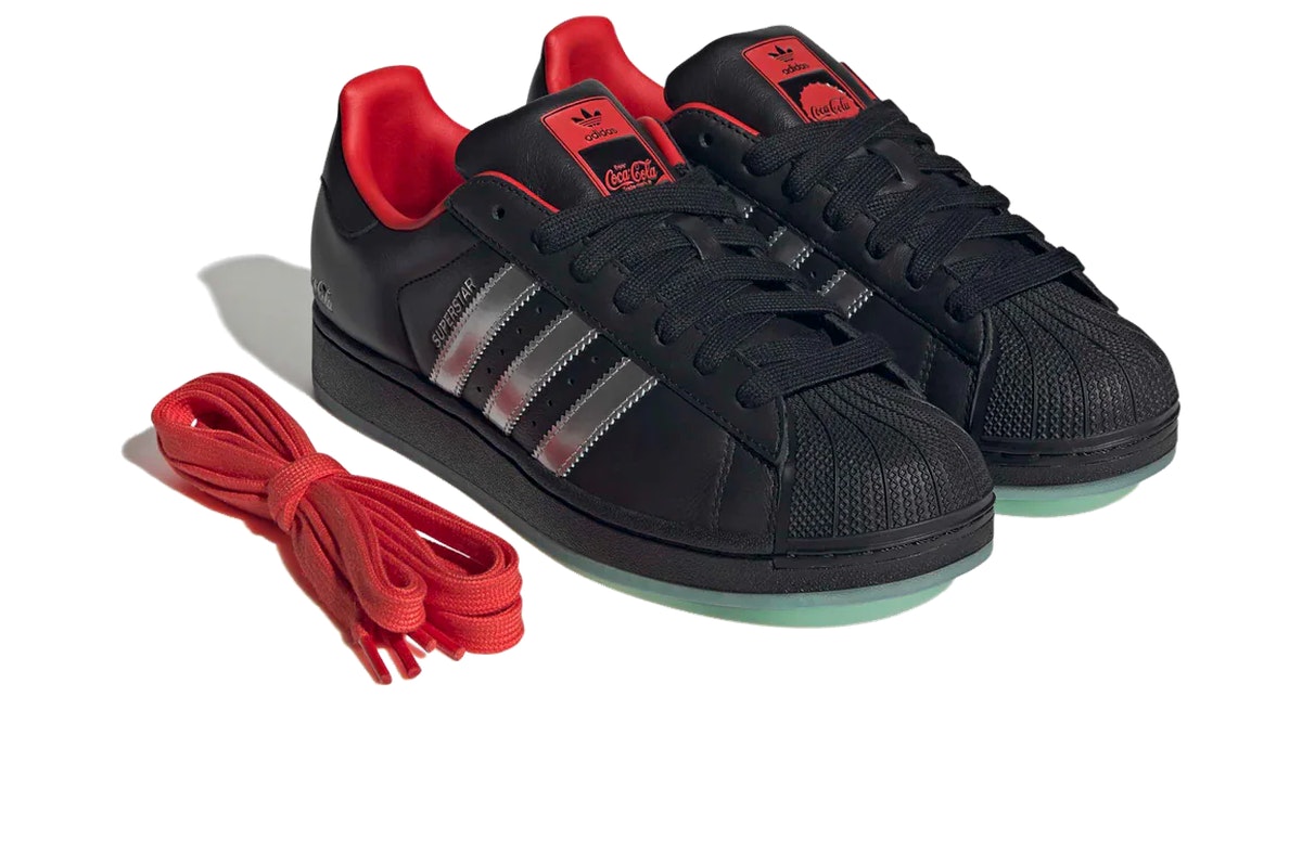 Coca-Cola x adidas Superstar II Black