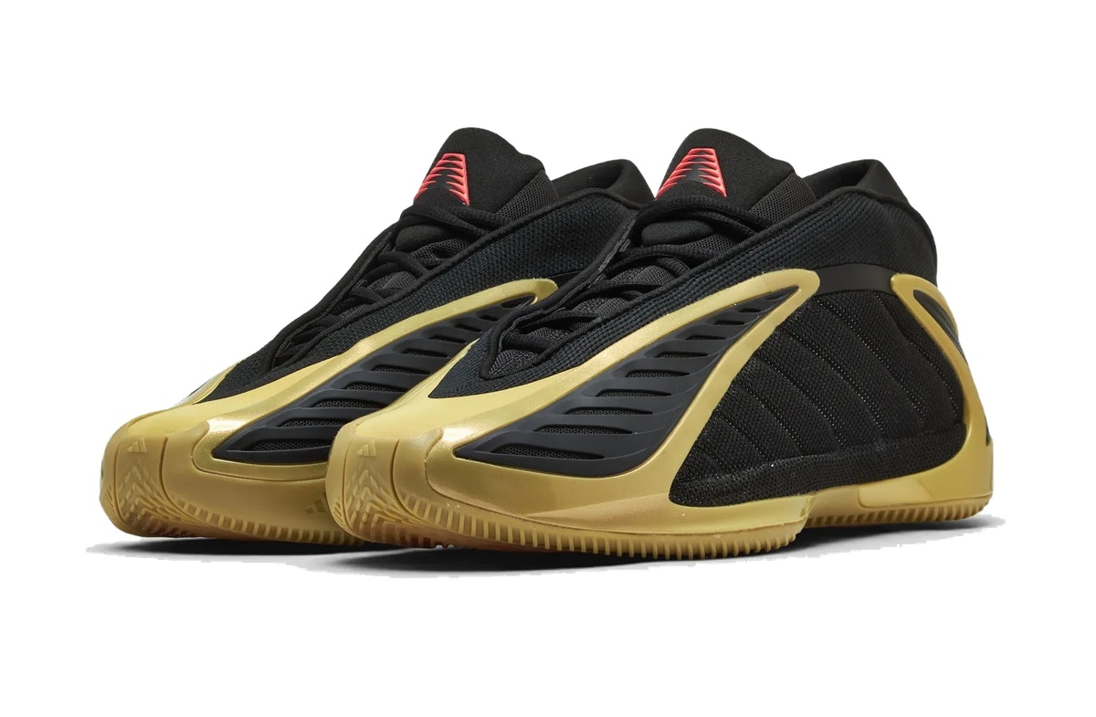 adidas Anthony Edwards 2 Gold Metallic