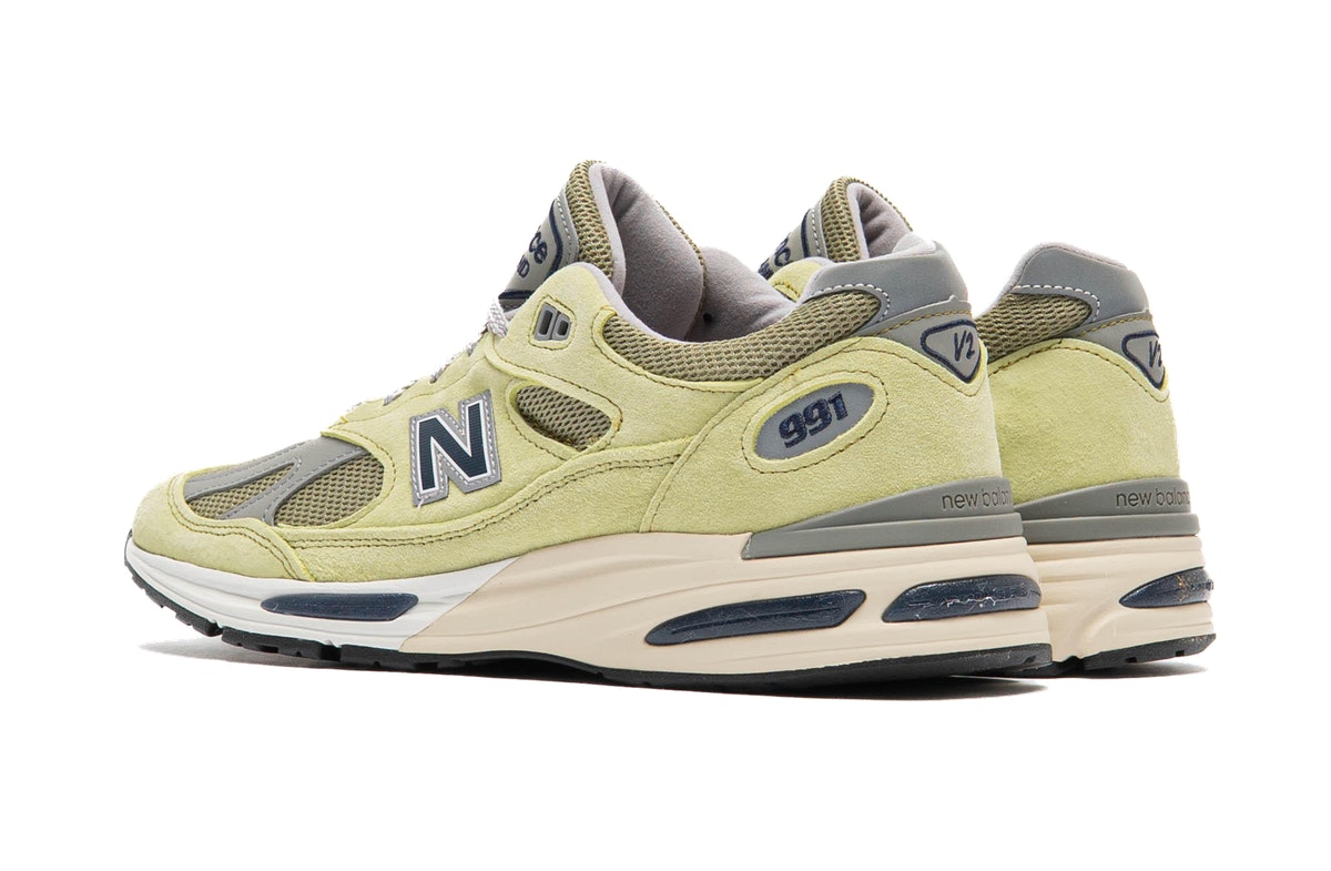 New Balance 991v2 Made in UK Summer Brights Green Banana New Balance 991v2 Made in UK Summer Brights Green Banana