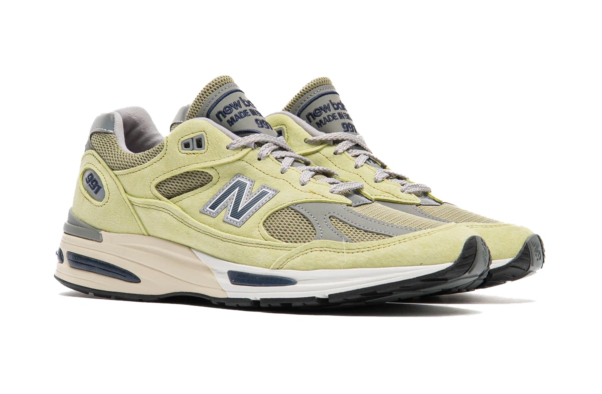New Balance 991v2 Made in UK Summer Brights Green Banana New Balance 991v2 Made in UK Summer Brights Green Banana