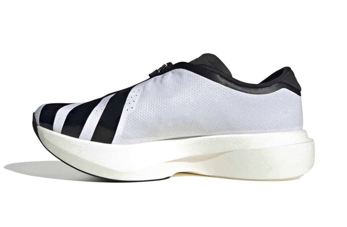 adidas Adizero Evo SL Zip White Black adidas Adizero Evo SL Zip White Black
