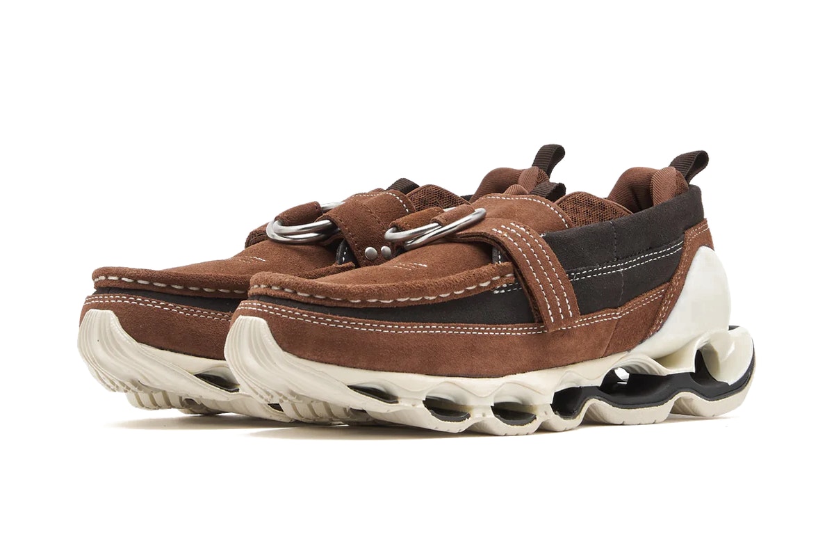 Setsumasa Kobayashi x Mizuno Wave Prophecy Ring Moc Brown Setsumasa Kobayashi x Mizuno Wave Prophecy Ring Moc Brown