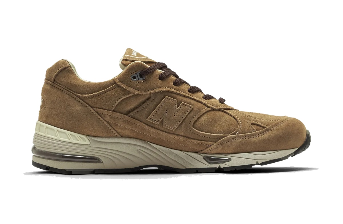 New Balance 991v1 Made in UK Luxe Suede Dijon