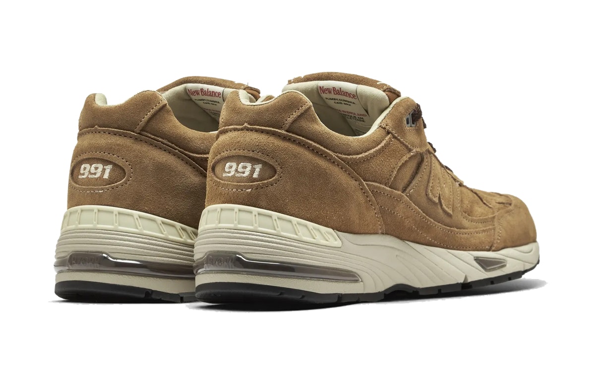 New Balance 991v1 Made in UK Luxe Suede Dijon