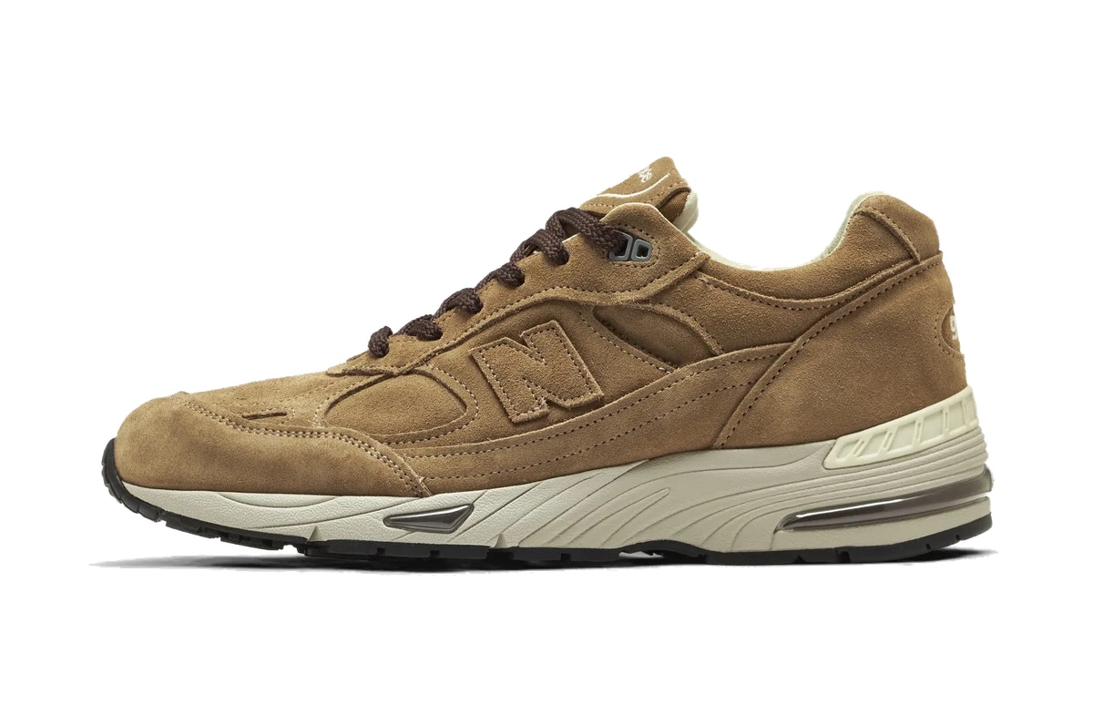 New Balance 991v1 Made in UK Luxe Suede Dijon