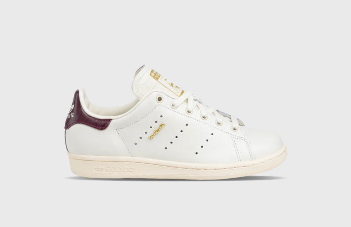 adidas Stan Smith 80s Croc Off White Maroon