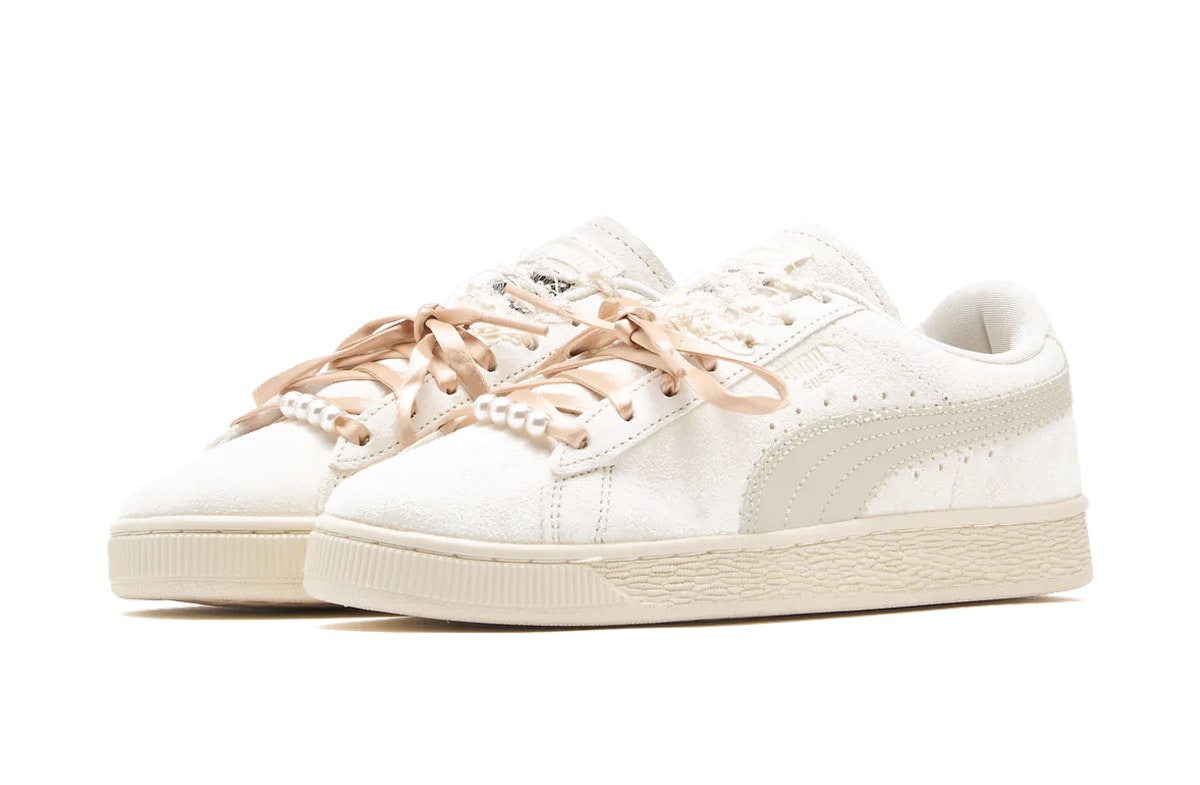 Puma Suede Bloom Pack Black Frosted Ivory