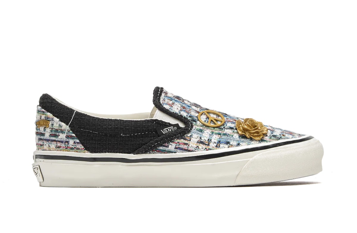 Vans Premium LX Classic Slip-On 98 Cardigan Black White